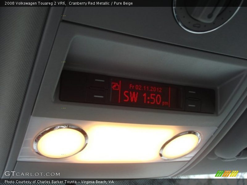 Cranberry Red Metallic / Pure Beige 2008 Volkswagen Touareg 2 VR6