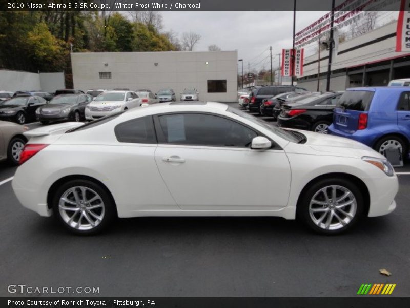 Winter Frost White / Charcoal 2010 Nissan Altima 3.5 SR Coupe