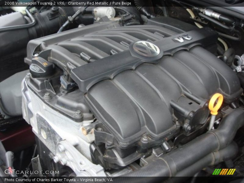 Cranberry Red Metallic / Pure Beige 2008 Volkswagen Touareg 2 VR6