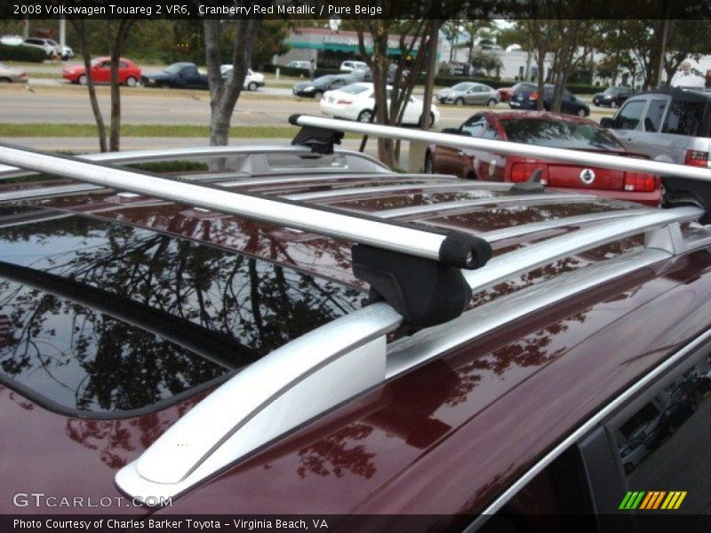 Cranberry Red Metallic / Pure Beige 2008 Volkswagen Touareg 2 VR6