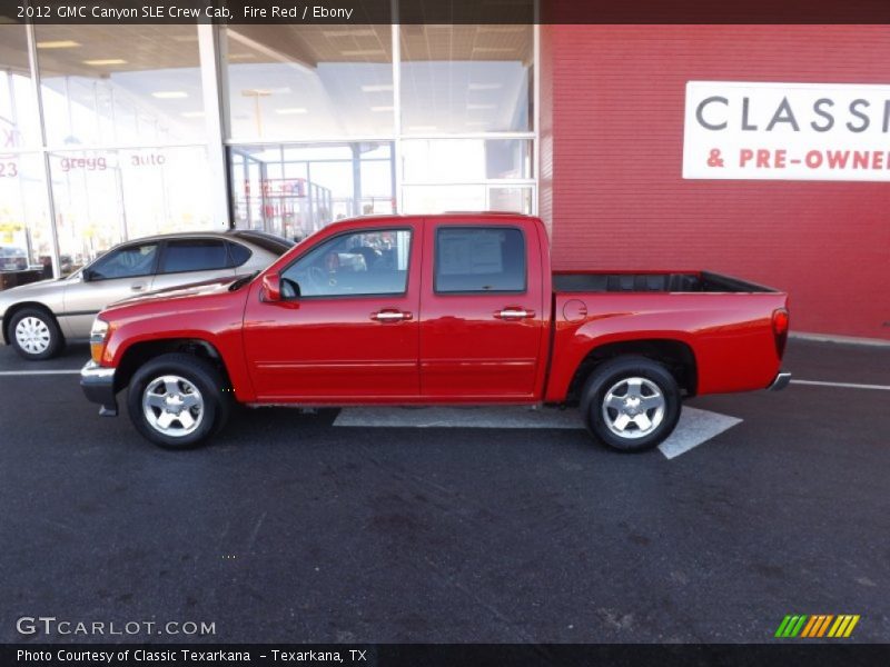 Fire Red / Ebony 2012 GMC Canyon SLE Crew Cab