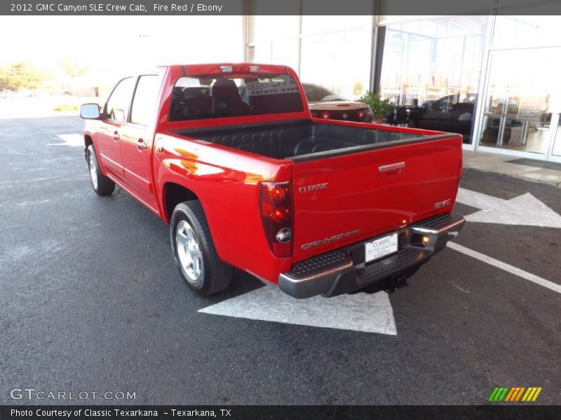 Fire Red / Ebony 2012 GMC Canyon SLE Crew Cab