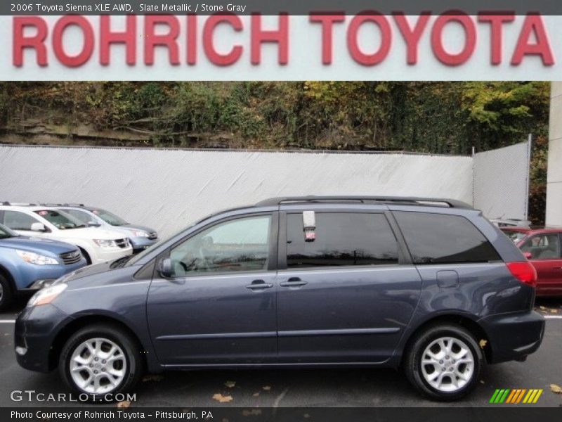 Slate Metallic / Stone Gray 2006 Toyota Sienna XLE AWD