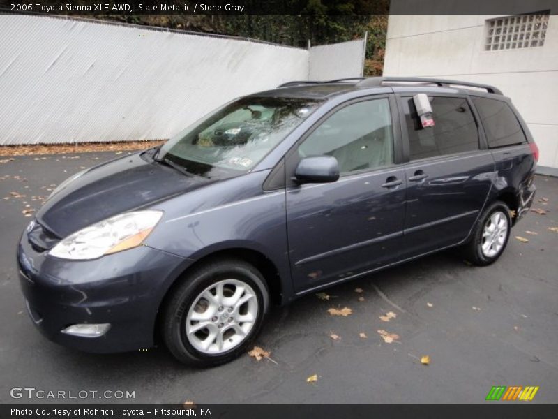 Slate Metallic / Stone Gray 2006 Toyota Sienna XLE AWD
