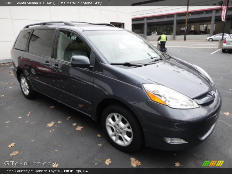 Slate Metallic / Stone Gray 2006 Toyota Sienna XLE AWD