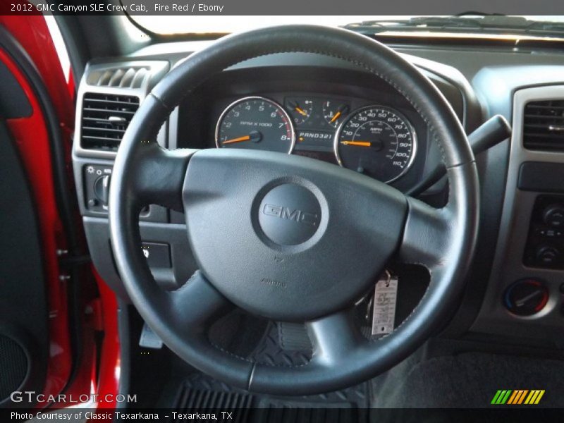 Fire Red / Ebony 2012 GMC Canyon SLE Crew Cab