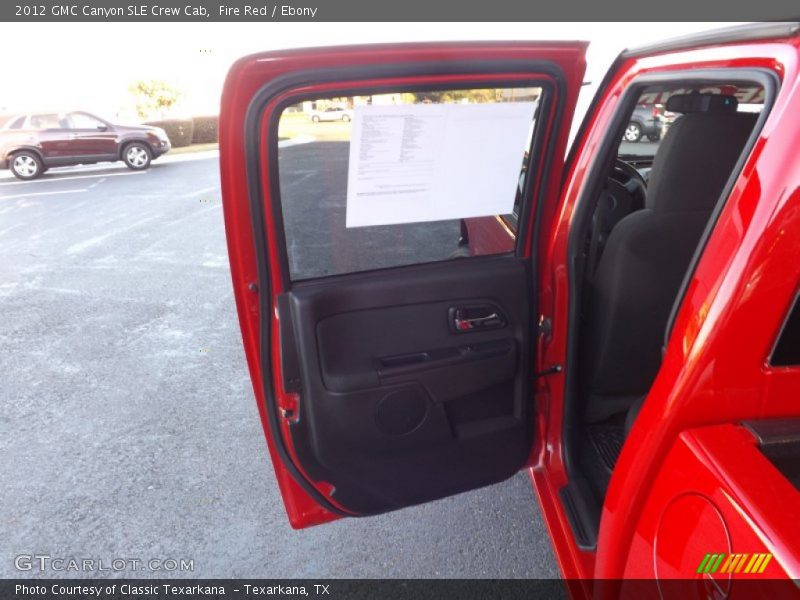 Fire Red / Ebony 2012 GMC Canyon SLE Crew Cab