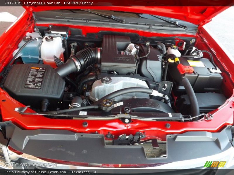 Fire Red / Ebony 2012 GMC Canyon SLE Crew Cab