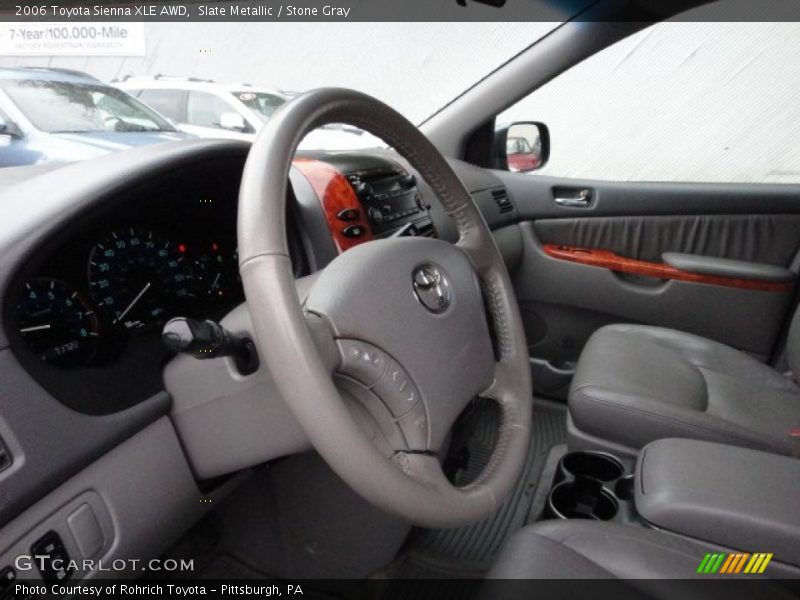 Slate Metallic / Stone Gray 2006 Toyota Sienna XLE AWD