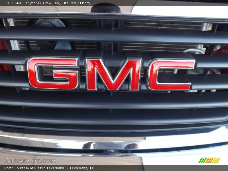 Fire Red / Ebony 2012 GMC Canyon SLE Crew Cab