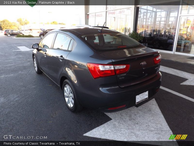 Platinum Graphite / Black 2013 Kia Rio EX Sedan