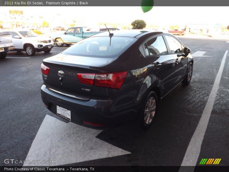 Platinum Graphite / Black 2013 Kia Rio EX Sedan