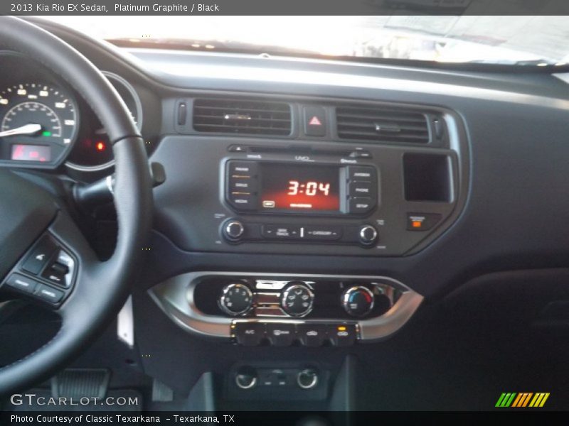 Platinum Graphite / Black 2013 Kia Rio EX Sedan