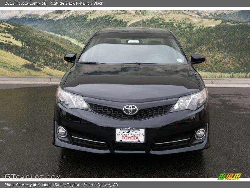 Attitude Black Metallic / Black 2012 Toyota Camry SE