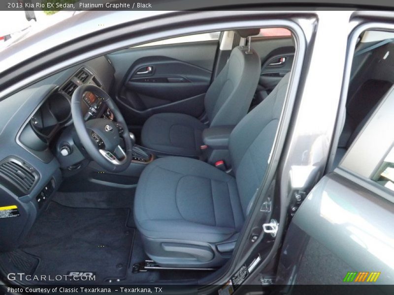 Platinum Graphite / Black 2013 Kia Rio EX Sedan