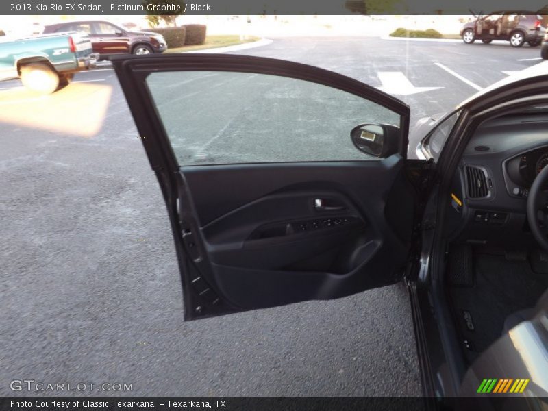 Platinum Graphite / Black 2013 Kia Rio EX Sedan