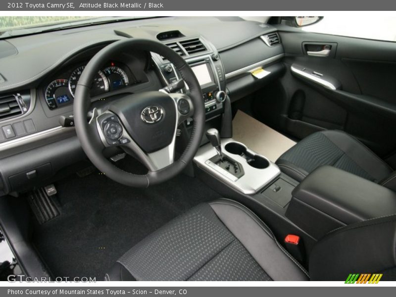 Attitude Black Metallic / Black 2012 Toyota Camry SE