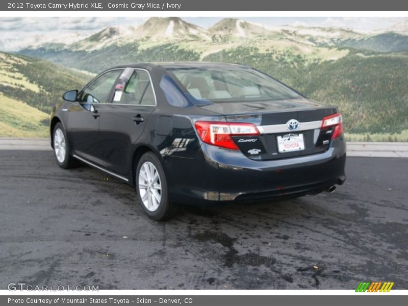 Cosmic Gray Mica / Ivory 2012 Toyota Camry Hybrid XLE