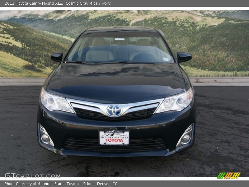 Cosmic Gray Mica / Ivory 2012 Toyota Camry Hybrid XLE
