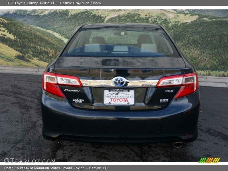 Cosmic Gray Mica / Ivory 2012 Toyota Camry Hybrid XLE