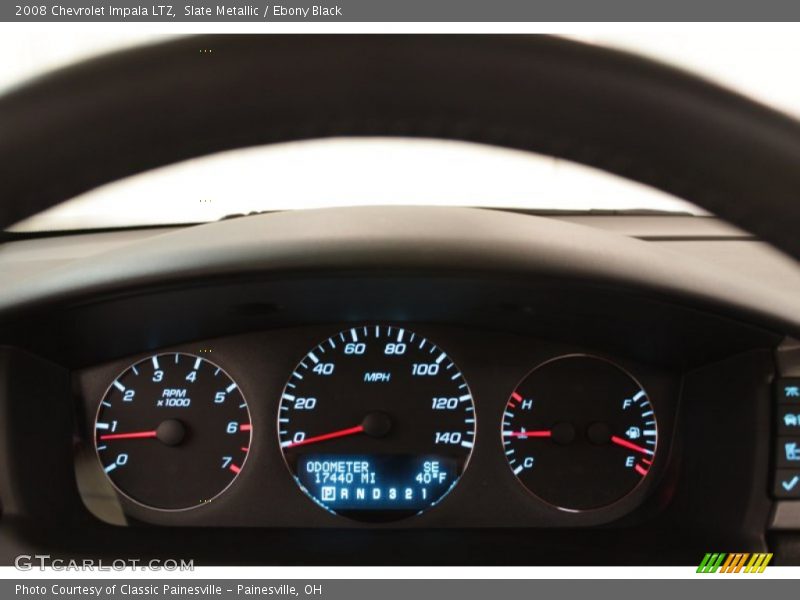 Slate Metallic / Ebony Black 2008 Chevrolet Impala LTZ