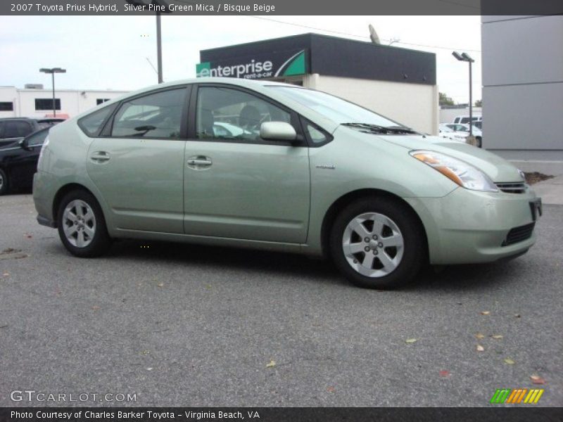 Silver Pine Green Mica / Bisque Beige 2007 Toyota Prius Hybrid