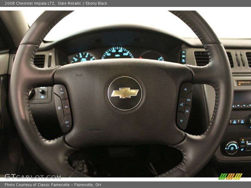 Slate Metallic / Ebony Black 2008 Chevrolet Impala LTZ