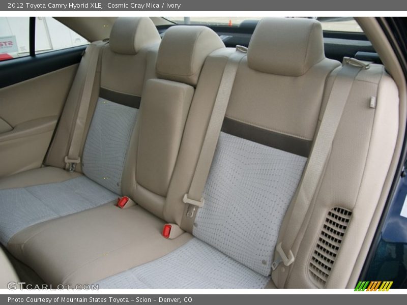 Cosmic Gray Mica / Ivory 2012 Toyota Camry Hybrid XLE