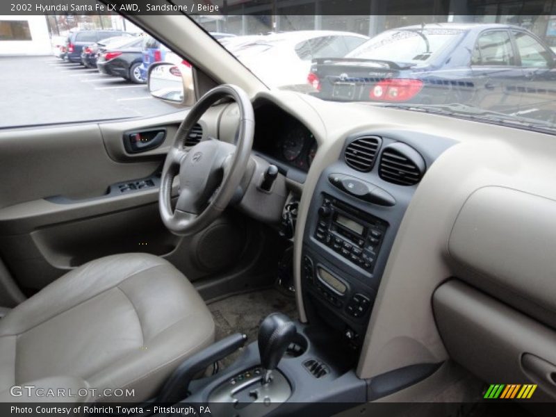 Sandstone / Beige 2002 Hyundai Santa Fe LX AWD