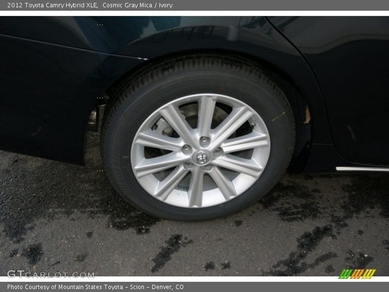 Cosmic Gray Mica / Ivory 2012 Toyota Camry Hybrid XLE