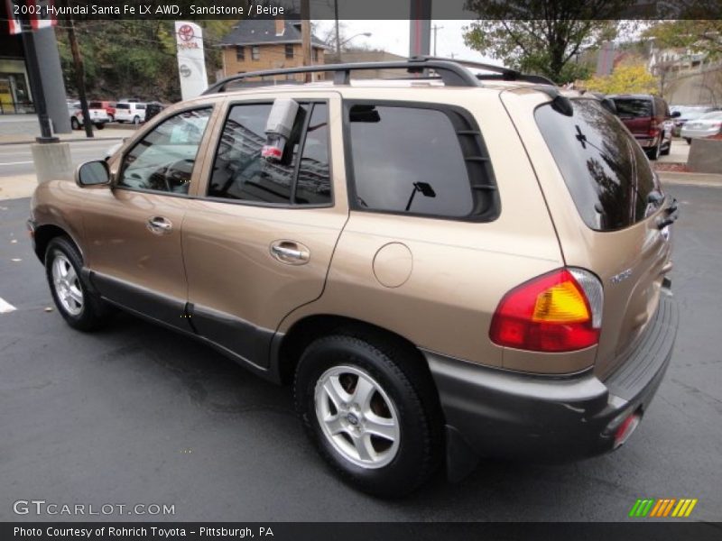 Sandstone / Beige 2002 Hyundai Santa Fe LX AWD