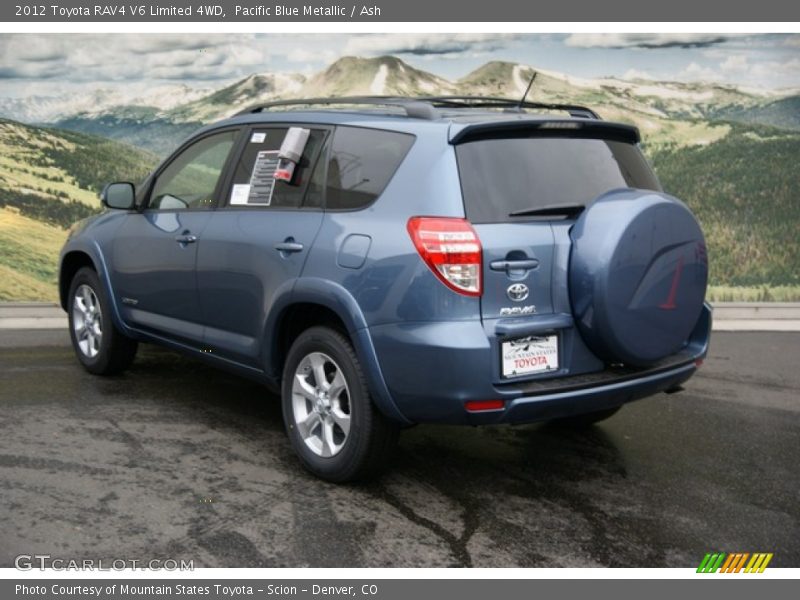 Pacific Blue Metallic / Ash 2012 Toyota RAV4 V6 Limited 4WD