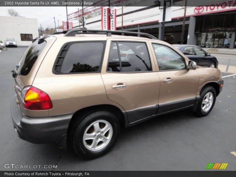 Sandstone / Beige 2002 Hyundai Santa Fe LX AWD