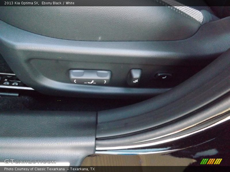Ebony Black / White 2013 Kia Optima SX