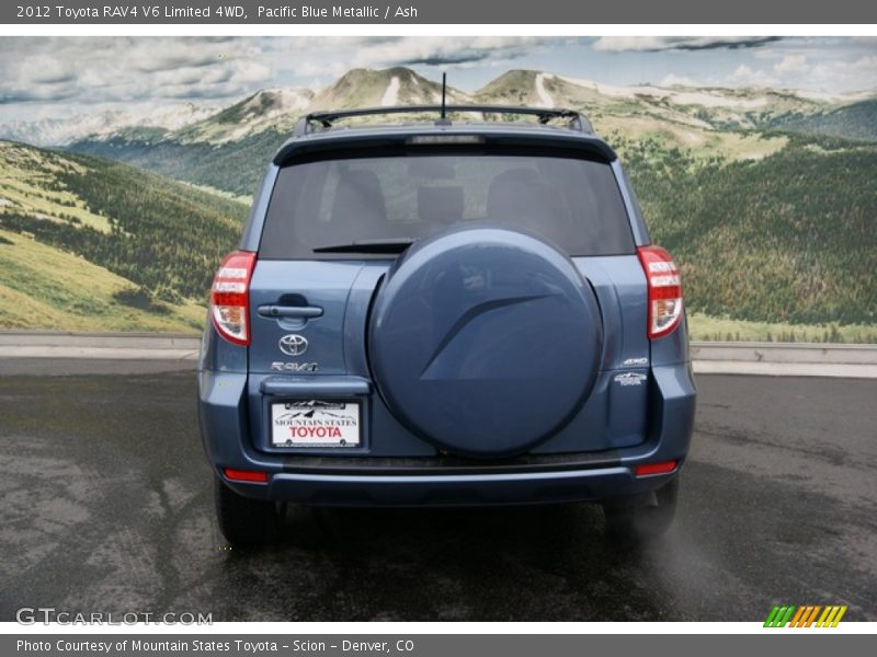 Pacific Blue Metallic / Ash 2012 Toyota RAV4 V6 Limited 4WD