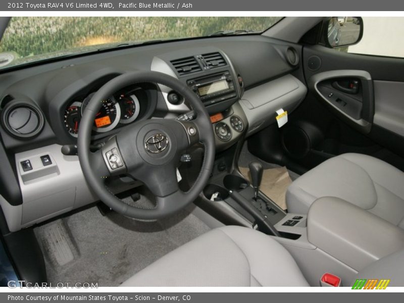  2012 RAV4 V6 Limited 4WD Ash Interior