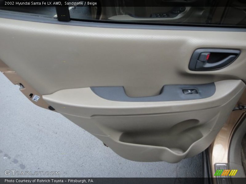 Sandstone / Beige 2002 Hyundai Santa Fe LX AWD
