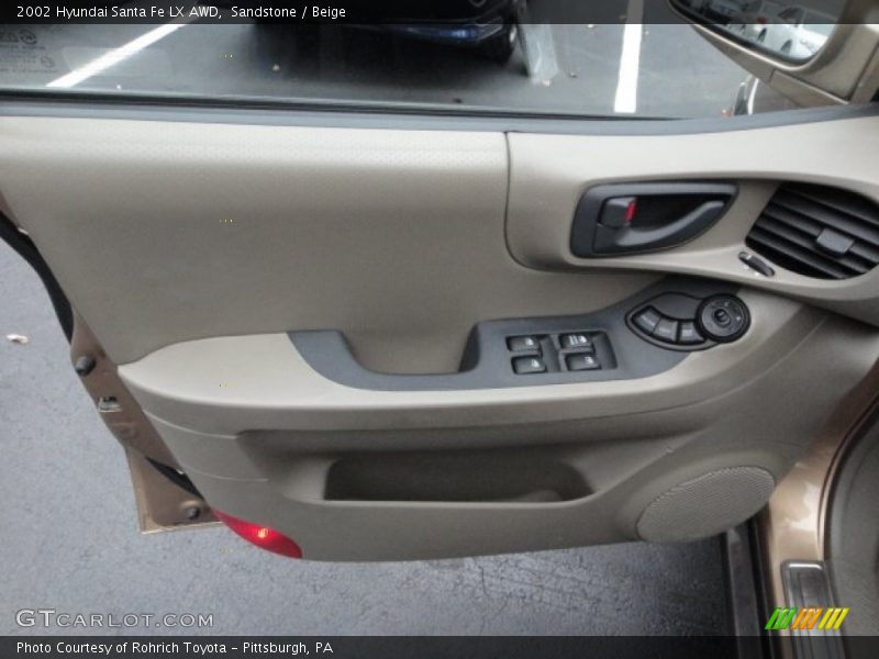 Sandstone / Beige 2002 Hyundai Santa Fe LX AWD