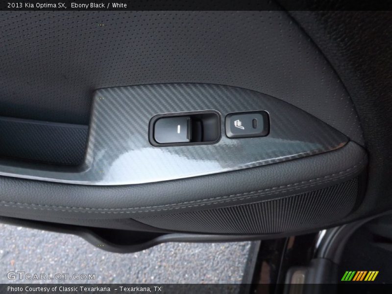Ebony Black / White 2013 Kia Optima SX