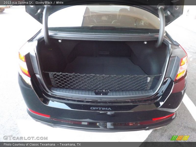 Ebony Black / White 2013 Kia Optima SX