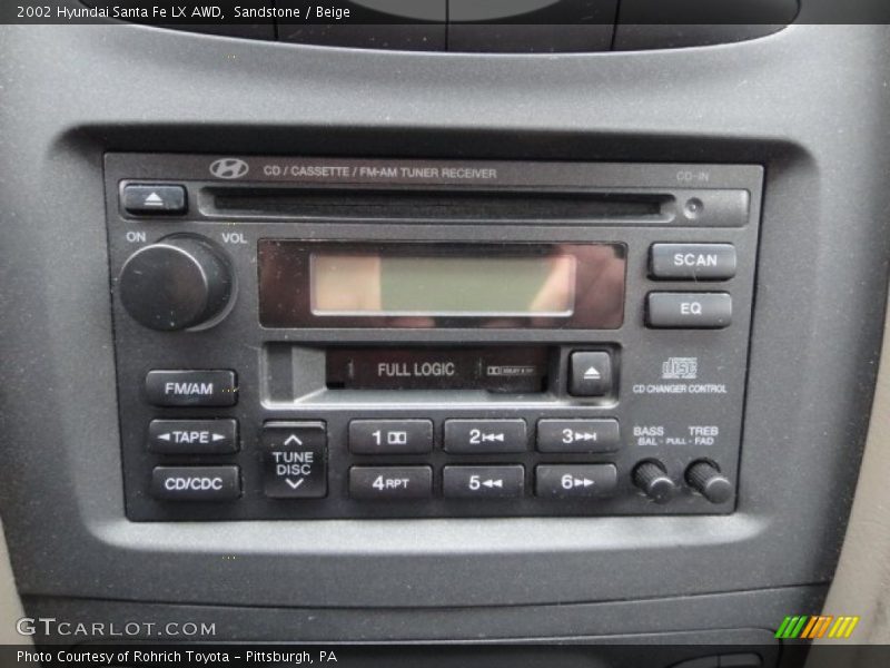 Sandstone / Beige 2002 Hyundai Santa Fe LX AWD