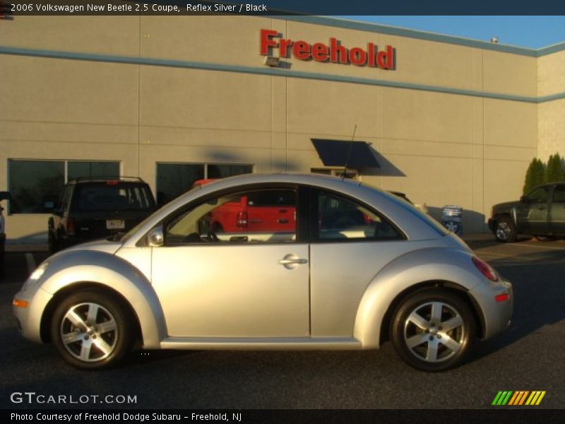 Reflex Silver / Black 2006 Volkswagen New Beetle 2.5 Coupe