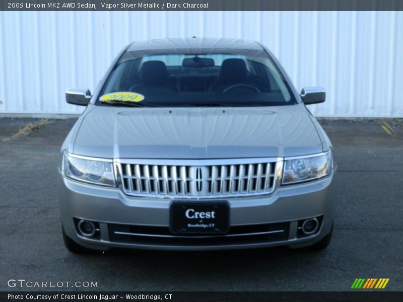 Vapor Silver Metallic / Dark Charcoal 2009 Lincoln MKZ AWD Sedan