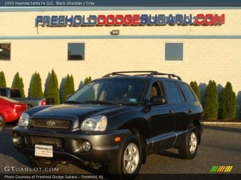 Black Obsidian / Gray 2003 Hyundai Santa Fe GLS