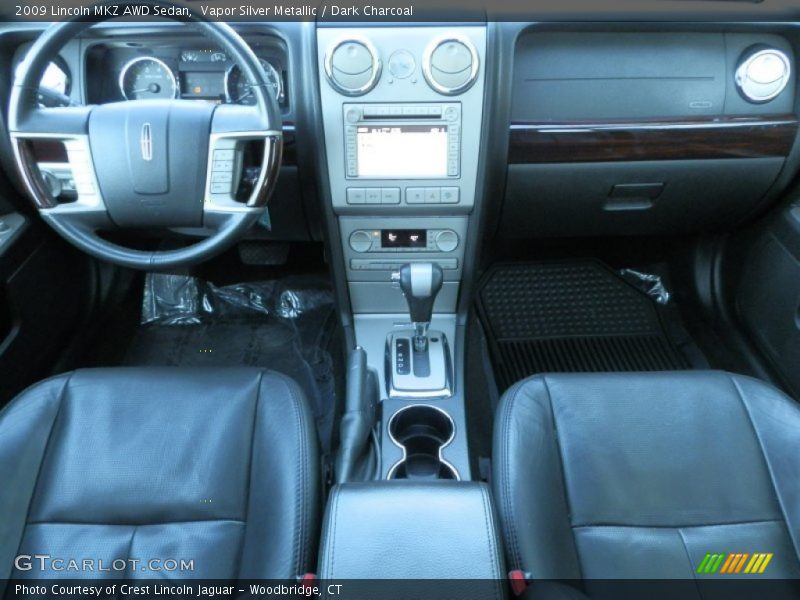 Vapor Silver Metallic / Dark Charcoal 2009 Lincoln MKZ AWD Sedan