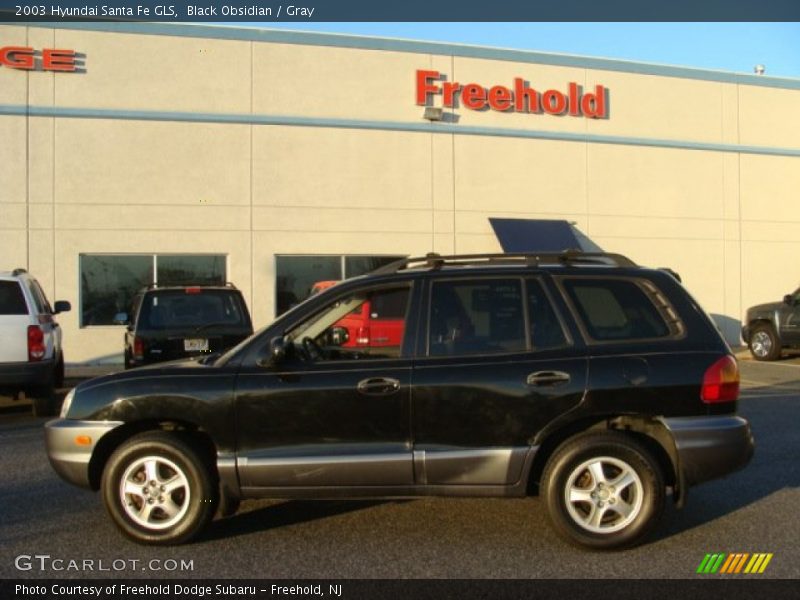 Black Obsidian / Gray 2003 Hyundai Santa Fe GLS