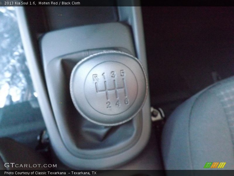 Molten Red / Black Cloth 2013 Kia Soul 1.6