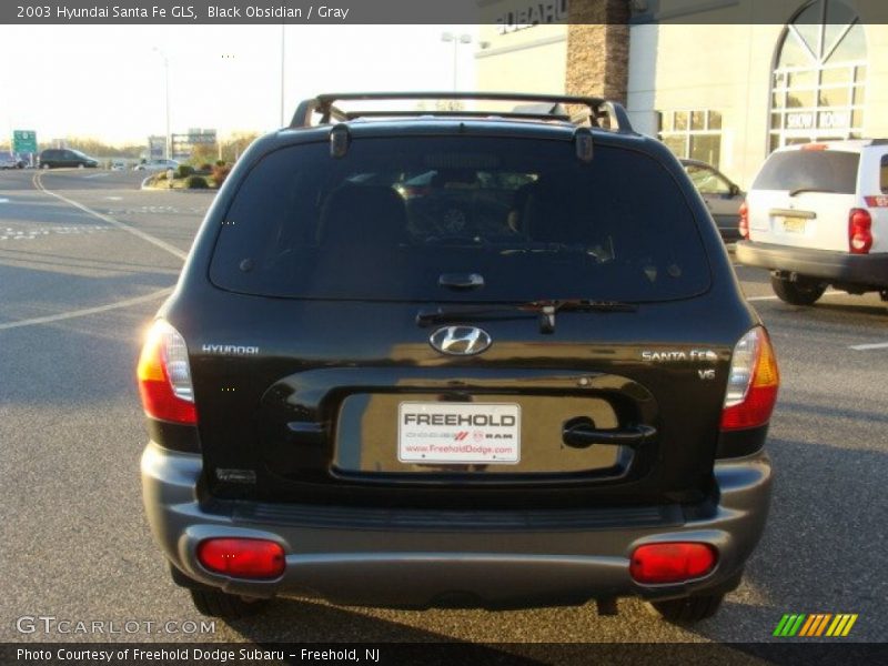 Black Obsidian / Gray 2003 Hyundai Santa Fe GLS