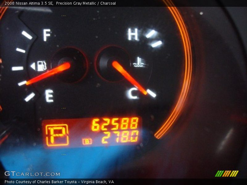 Precision Gray Metallic / Charcoal 2008 Nissan Altima 3.5 SE