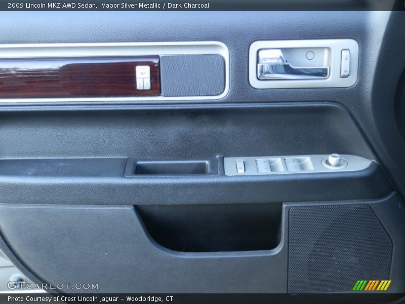 Vapor Silver Metallic / Dark Charcoal 2009 Lincoln MKZ AWD Sedan